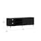 Flash Furniture 60" Black TV Stand with Shelf and Storage Drawers ZG-028-BK-GG - alternate 6